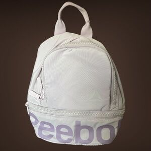 NWT New Women's Reebok Light Purple Mini Backpack, Adjustable Straps
